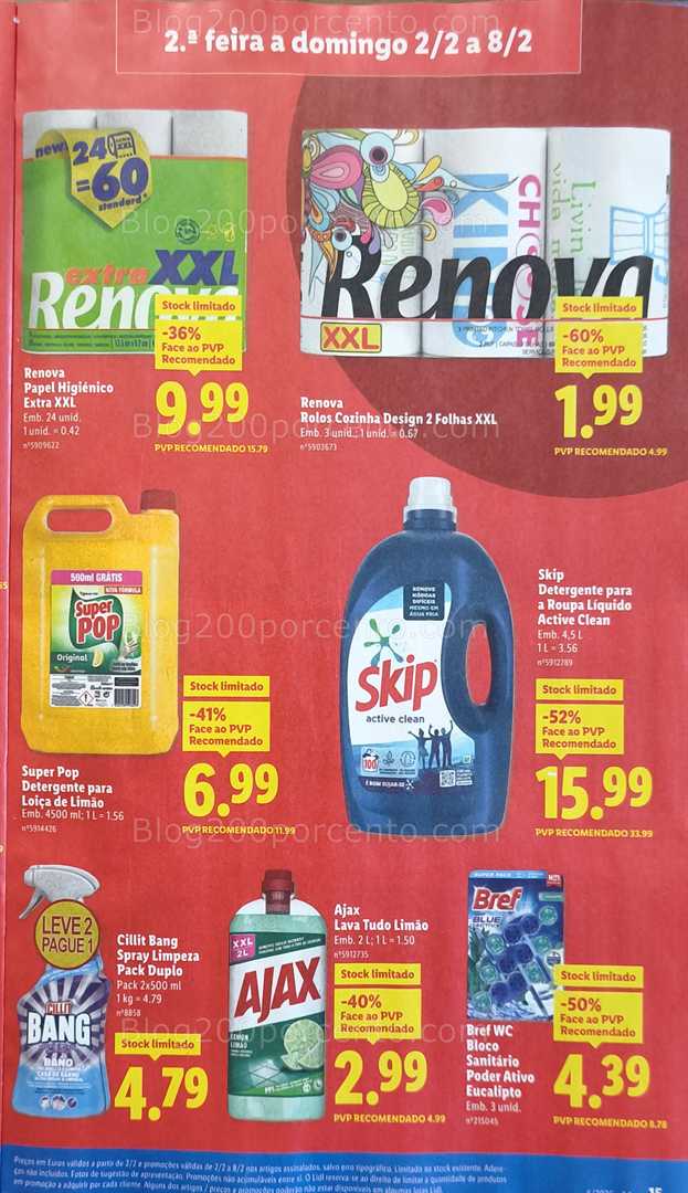 Antevisão Folheto LIDL Promoções de 2 a 8 fevereiro