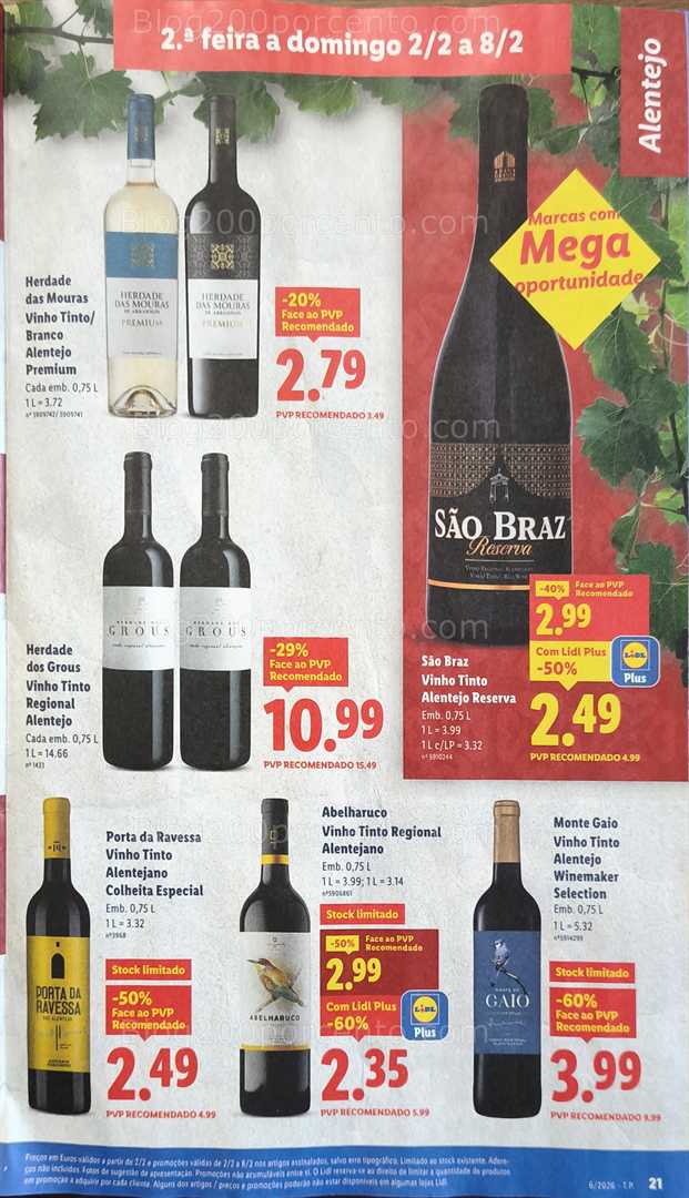 Antevisão Folheto LIDL Promoções de 2 a 8 fevereiro
