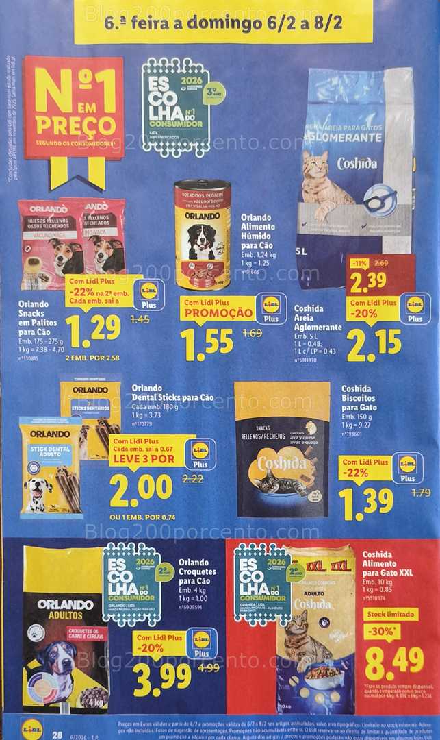 Antevisão Folheto LIDL Promoções de 2 a 8 fevereiro