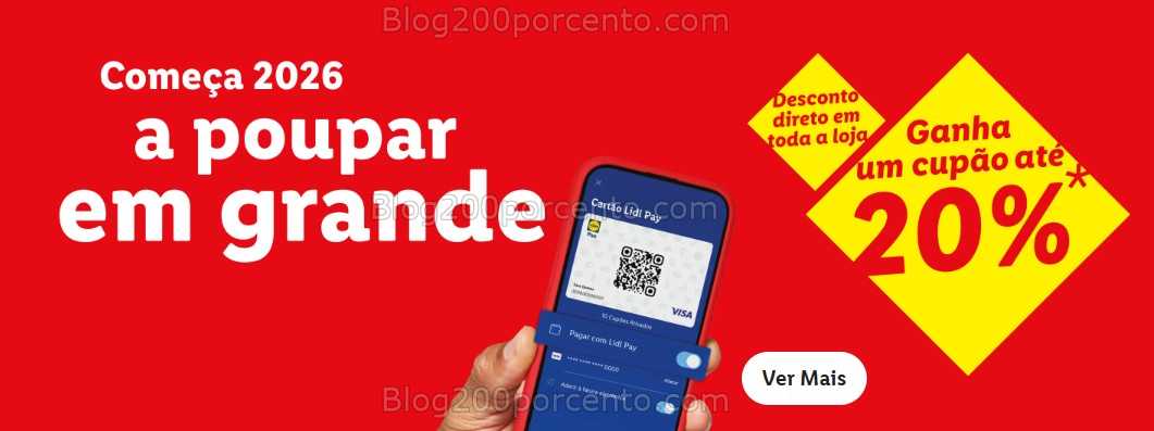 Alerta - 20% de desconto LIDL Promoção de 5 a 11 janeiro