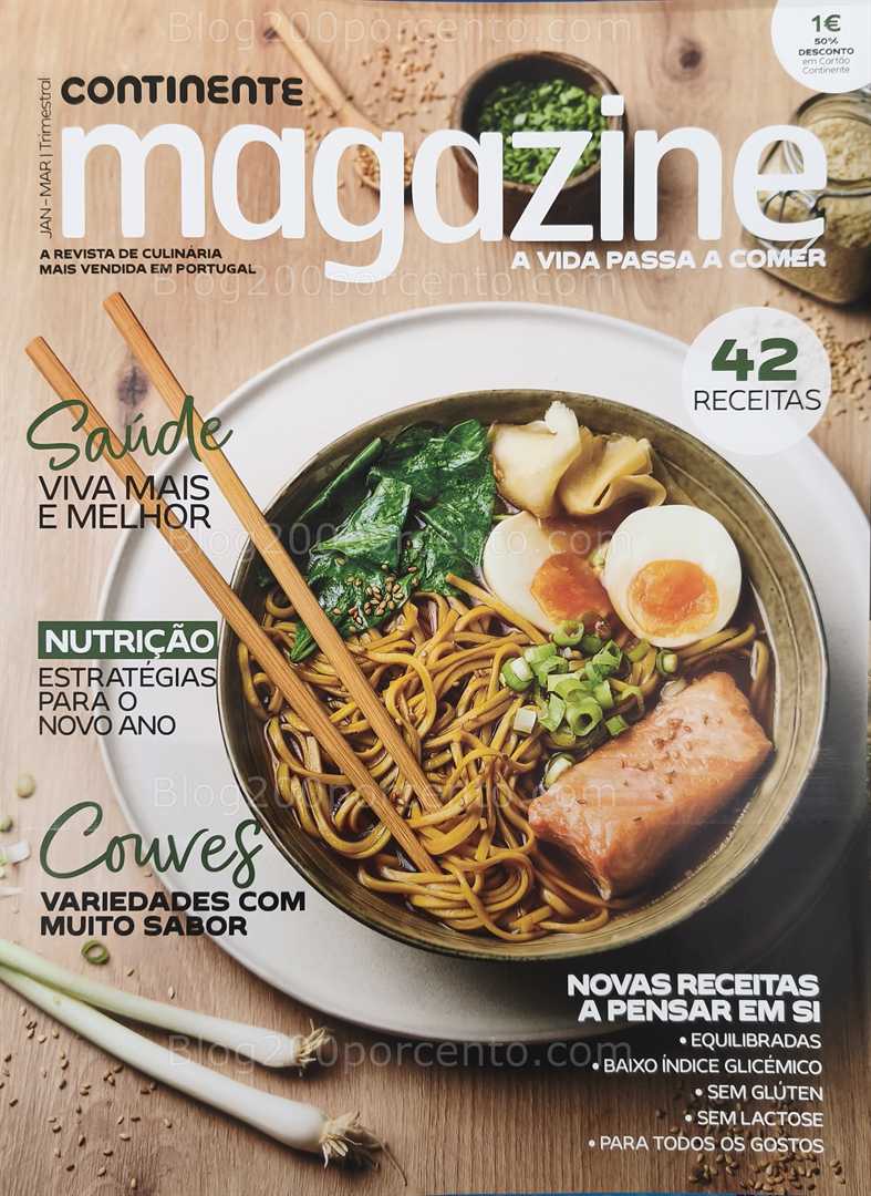Antevisão Revista CONTINENTE Magazine Inverno Janeiro a Março - Vales de Desconto
