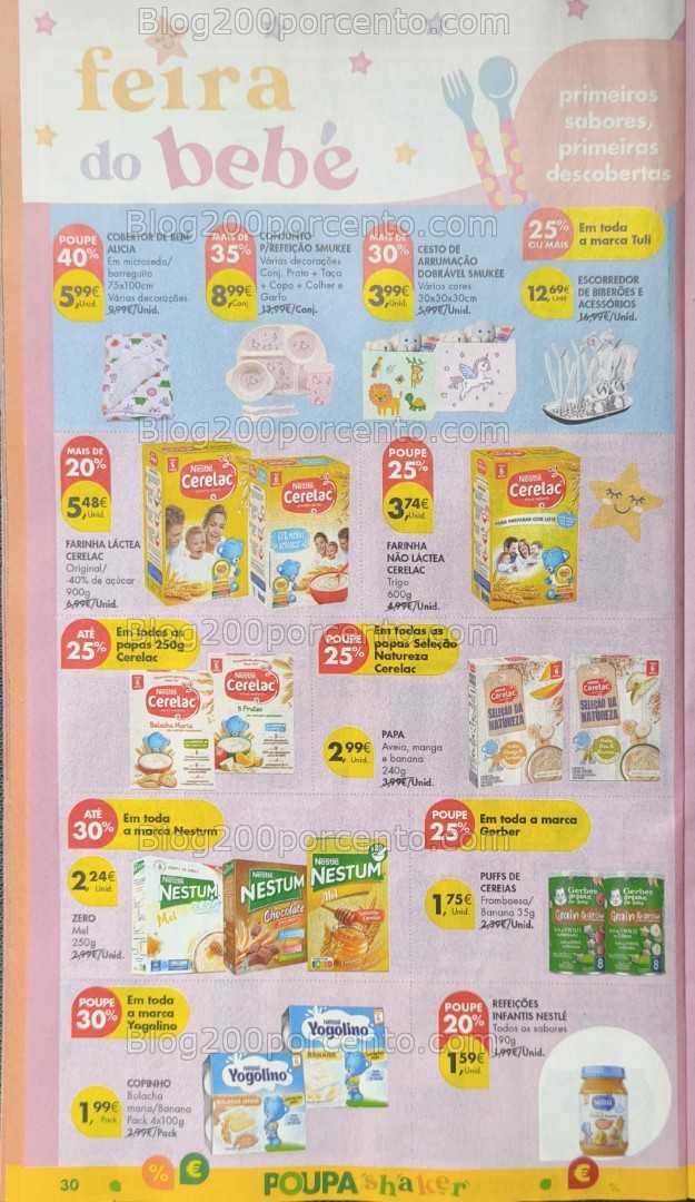 Antevisão Folheto PINGO DOCE Feira do Bebé Promoções de 13 a 19 janeiro