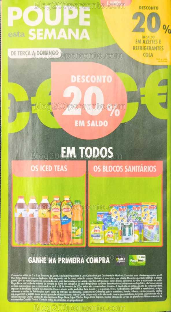 Antevisão Folheto PINGO DOCE Promoções de 3 a 9 fevereiro