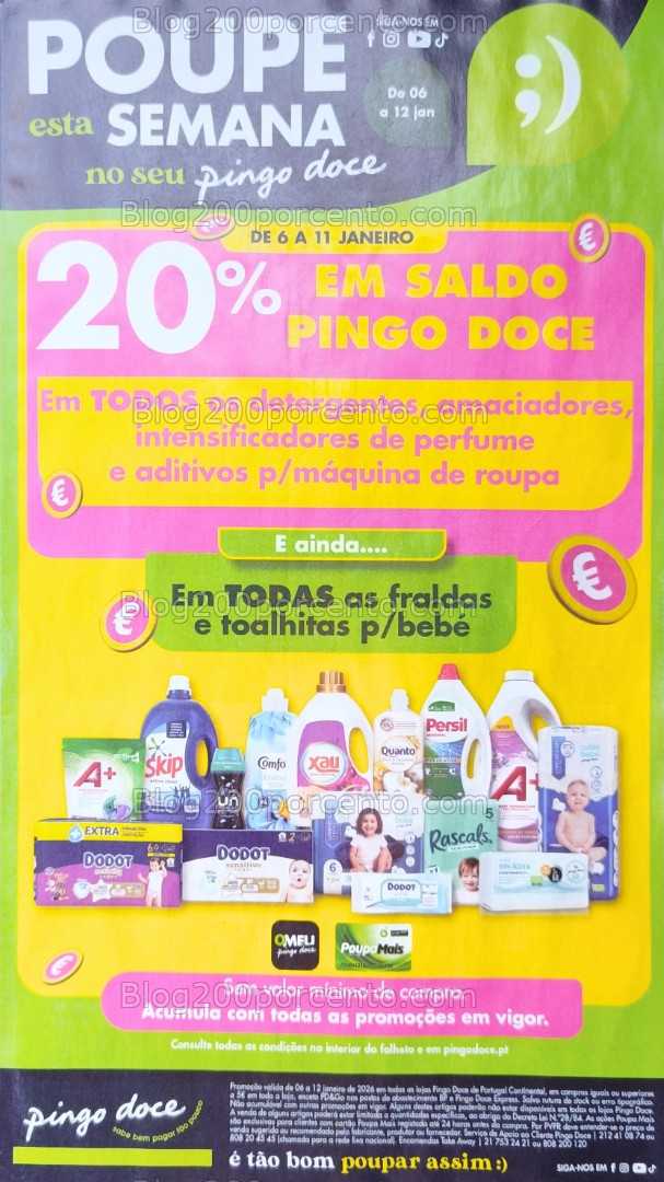Antevisão Folheto PINGO DOCE Promoções de 6 a 12 janeiro