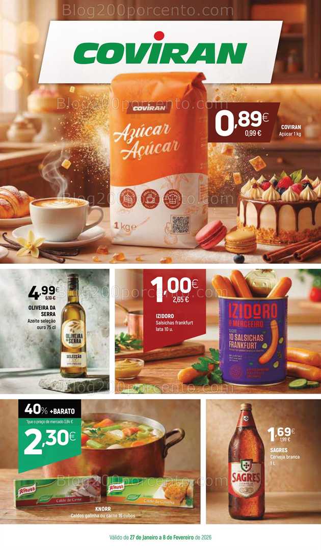 Antevisão Folheto COVIRAN Promoções de 27 janeiro a 8 fevereiro
