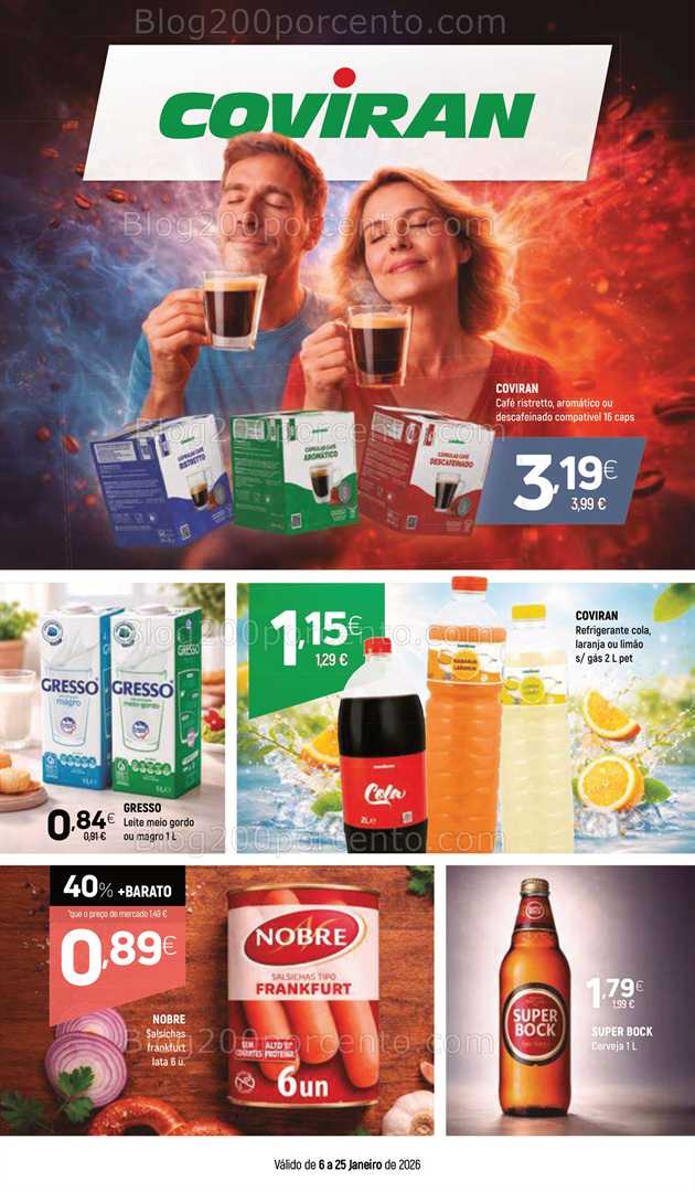 Antevisão Folheto COVIRAN Promoções de 6 a 25 janeiro