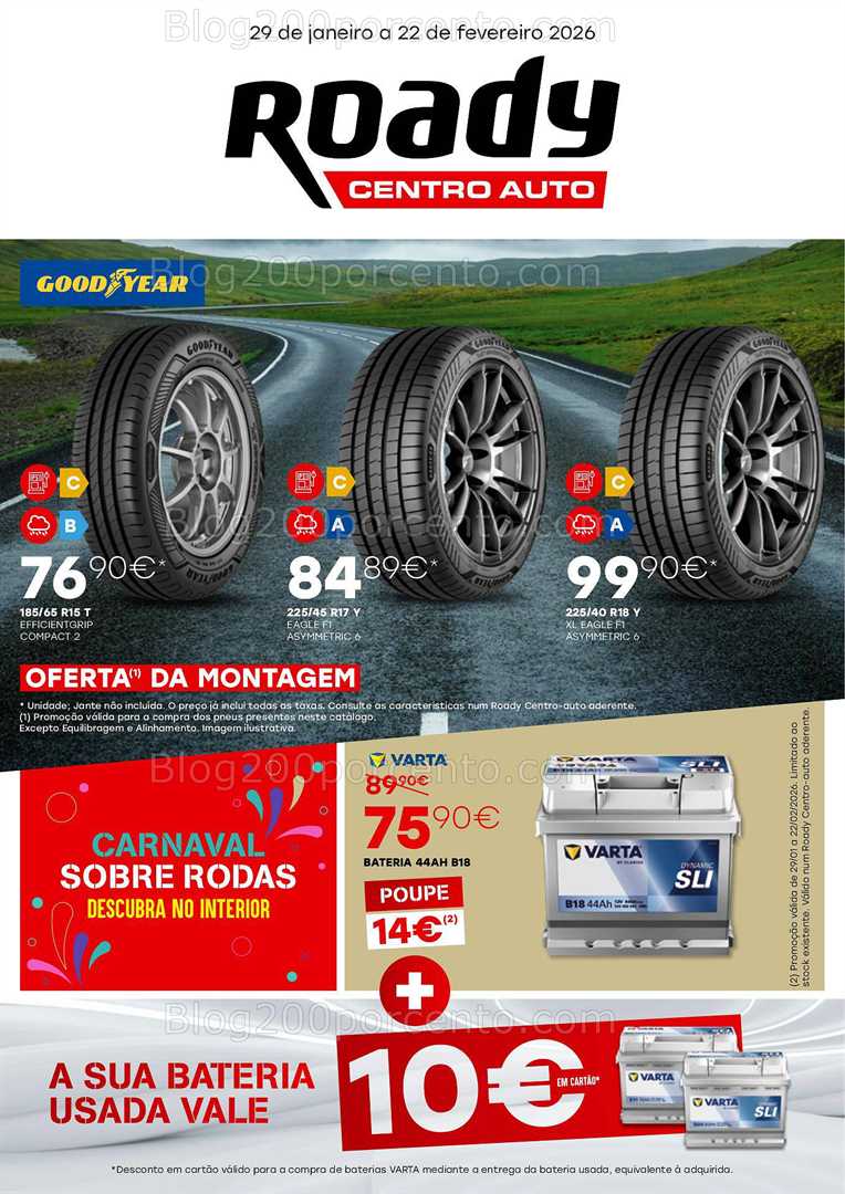 Antevisão Folheto ROADY Promoções de 29 janeiro a 22 fevereiro