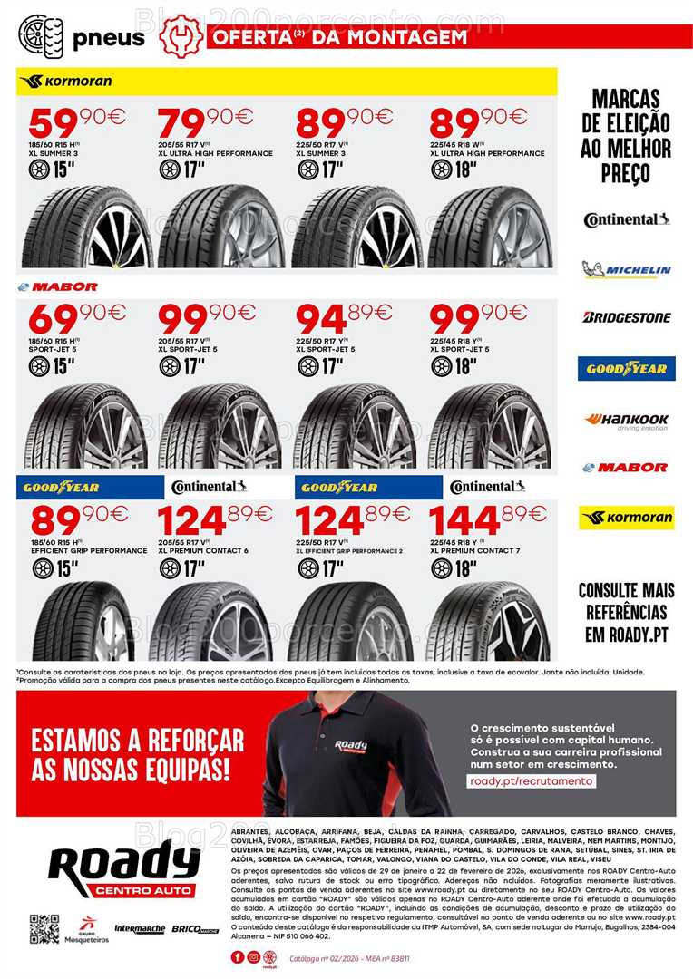 Antevisão Folheto ROADY Promoções de 29 janeiro a 22 fevereiro