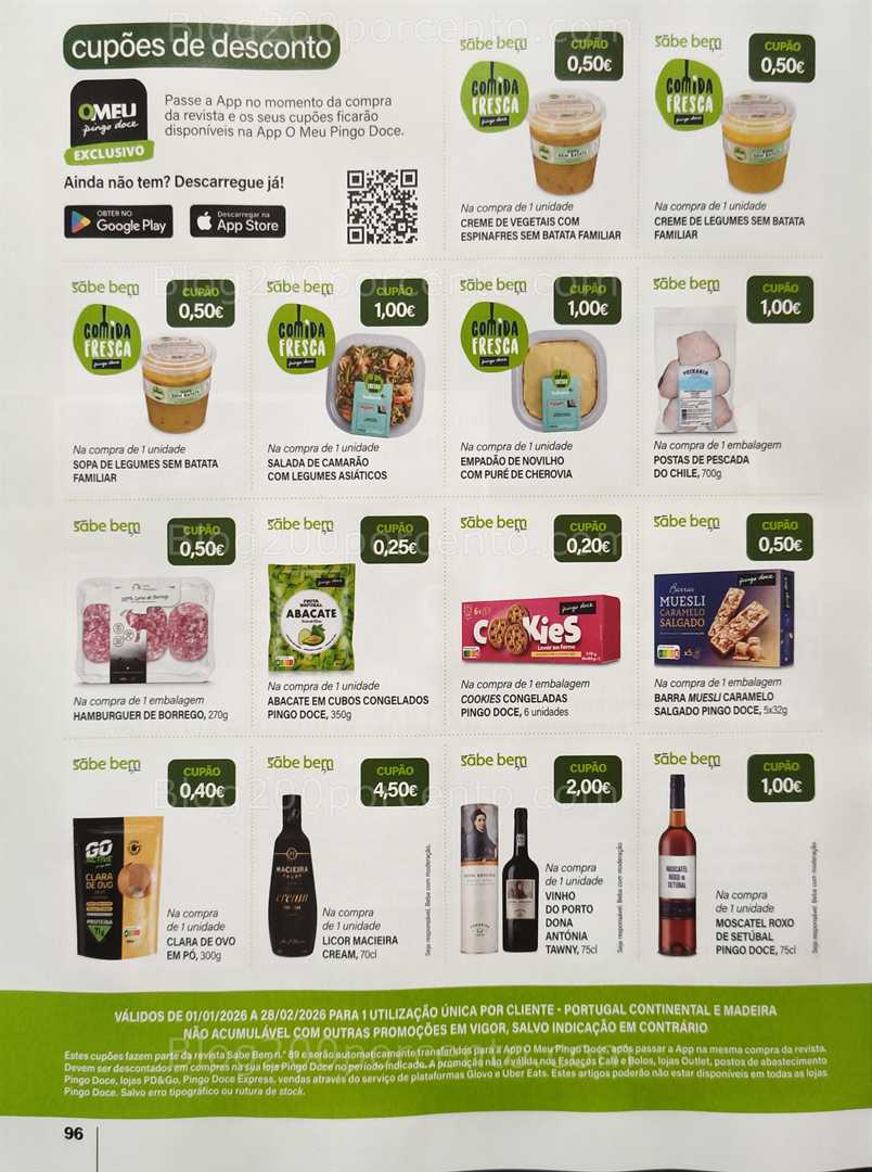 PINGO DOCE Sabe Bem Especial Inverno (janeiro e fevereiro) e os seus vales de desconto!