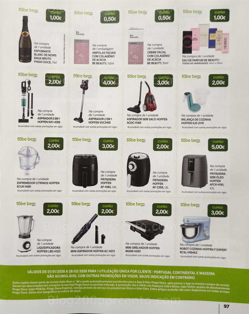 PINGO DOCE Sabe Bem Especial Inverno (janeiro e fevereiro) e os seus vales de desconto!