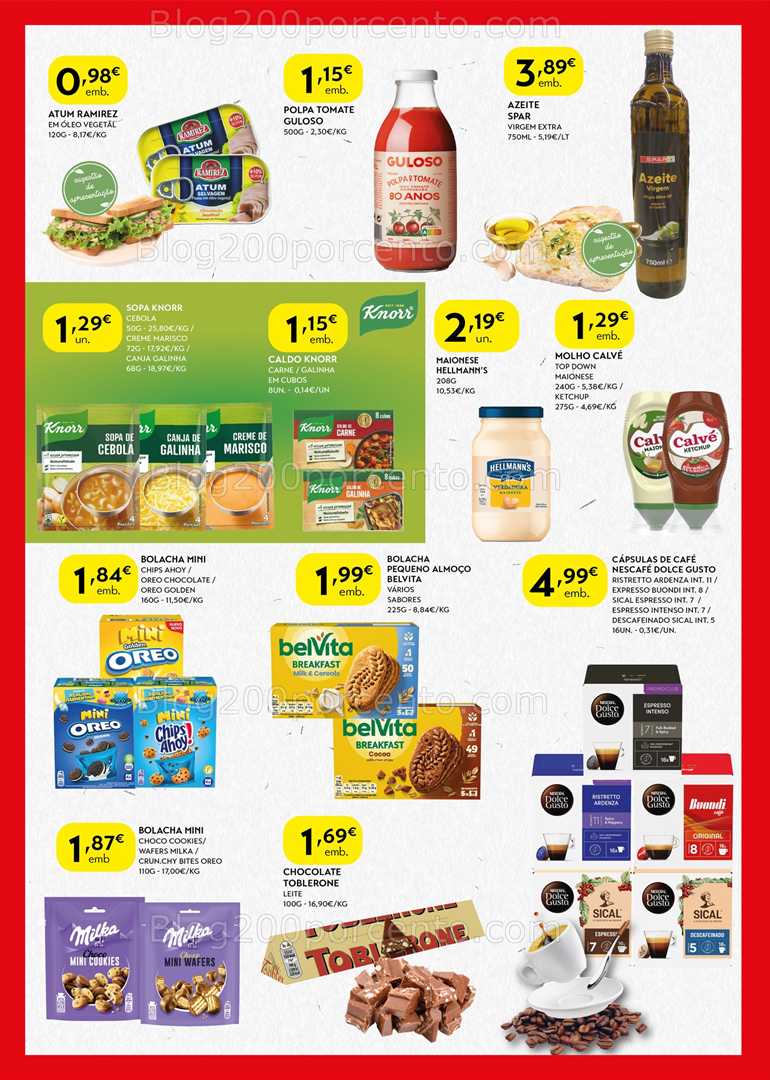 Antevisão Folheto SPAR Promoções de 6 a 18 janeiro