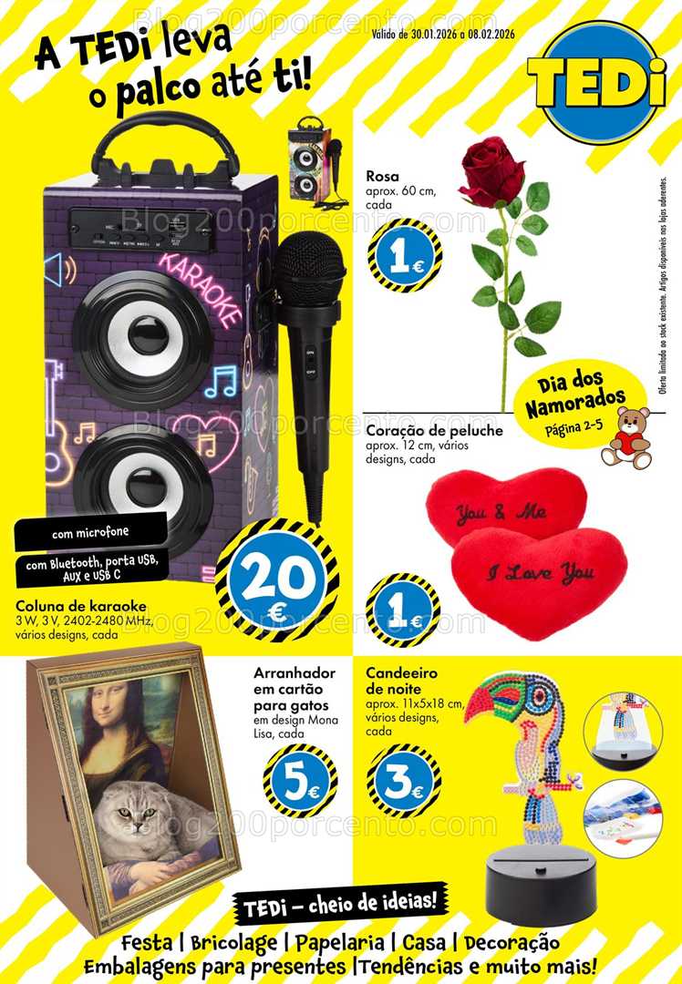 Antevisão Folheto TEDI Promoções de 30 janeiro a 8 fevereiro