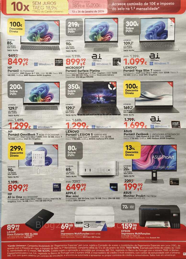 Antevisão Folheto WORTEN Promoções de 13 a 26 janeiro