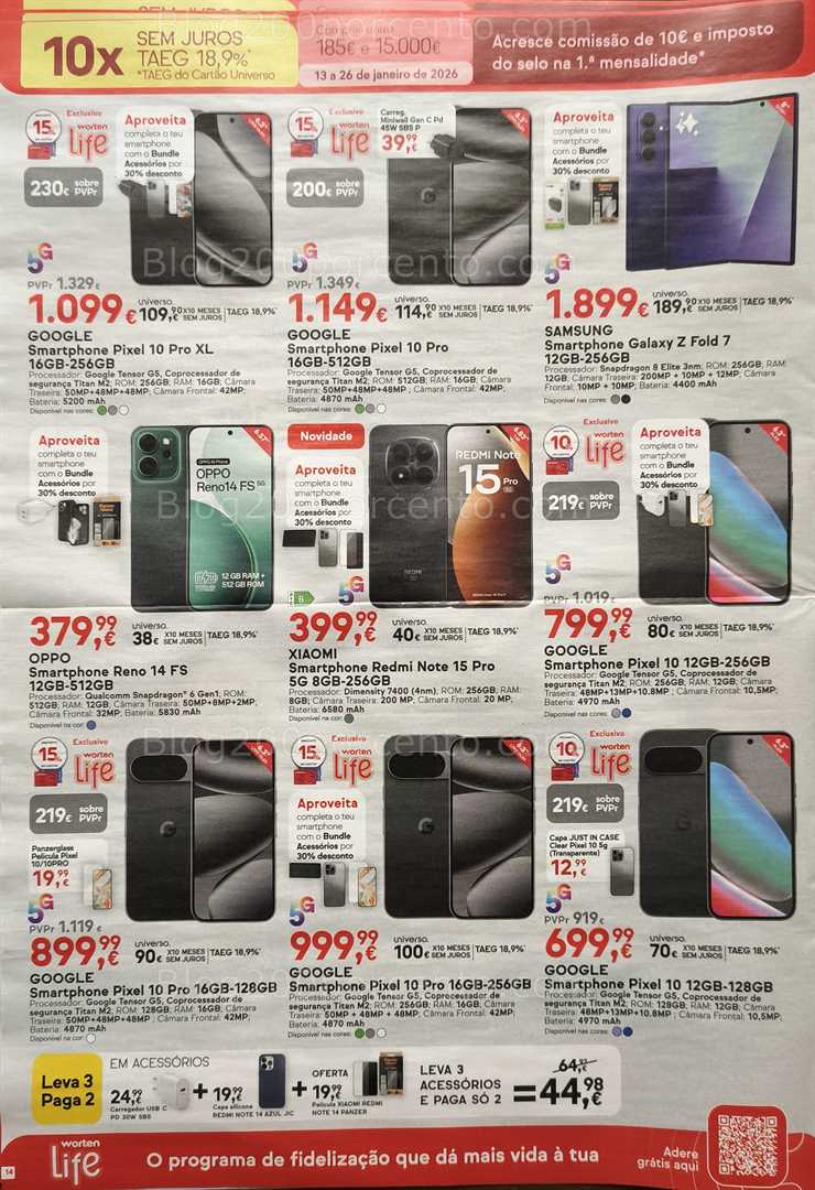 Antevisão Folheto WORTEN Promoções de 13 a 26 janeiro