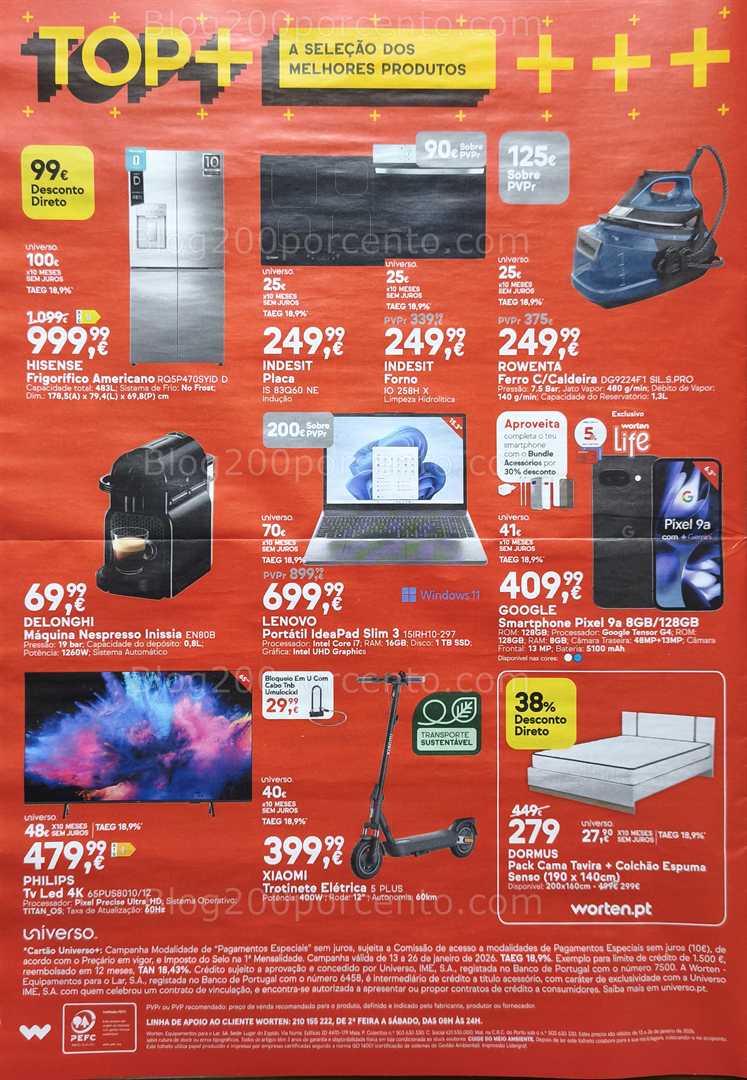 Antevisão Folheto WORTEN Promoções de 13 a 26 janeiro