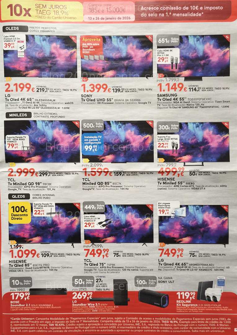 Antevisão Folheto WORTEN Promoções de 13 a 26 janeiro