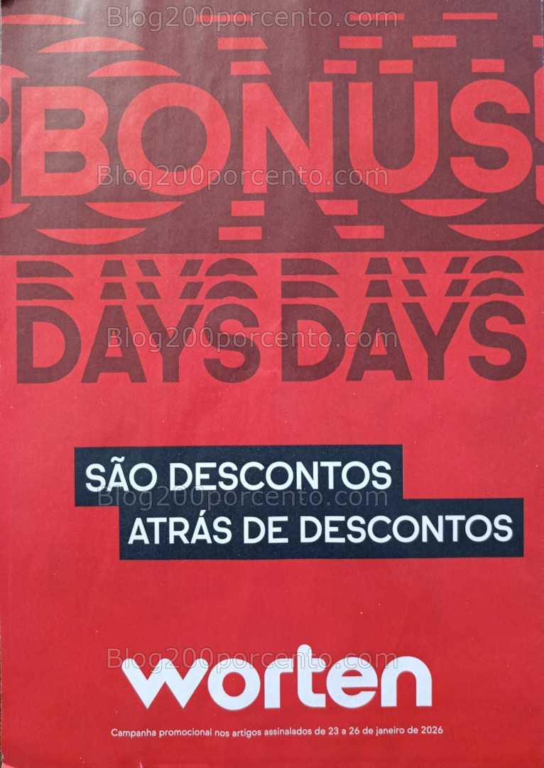 Antevisão Folheto WORTEN Promoções de 23 a 26 janeiro