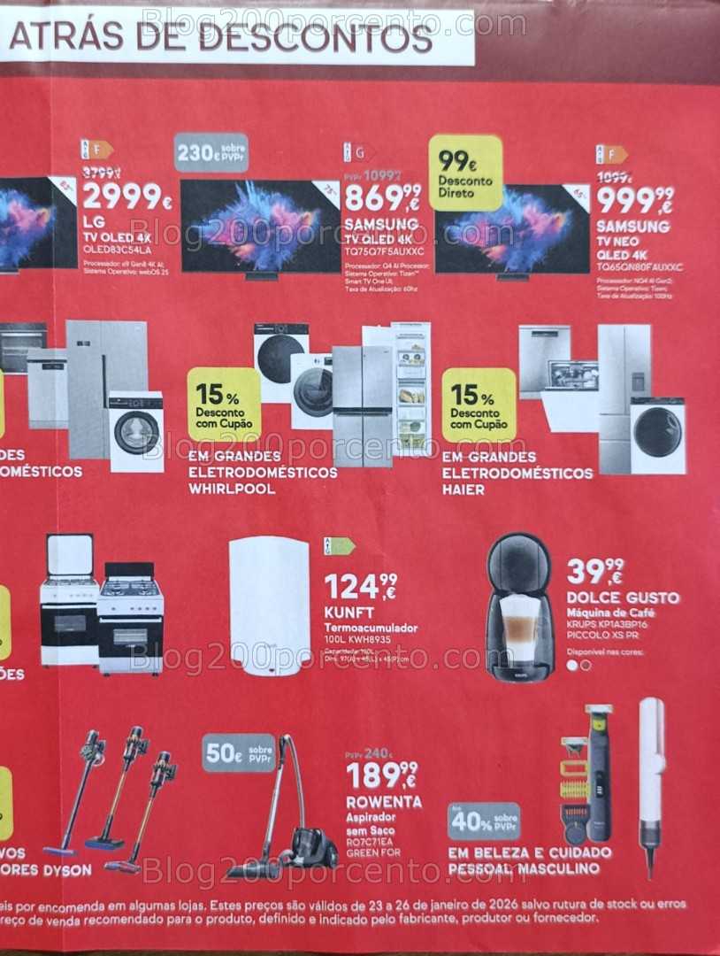 Antevisão Folheto WORTEN Promoções de 23 a 26 janeiro