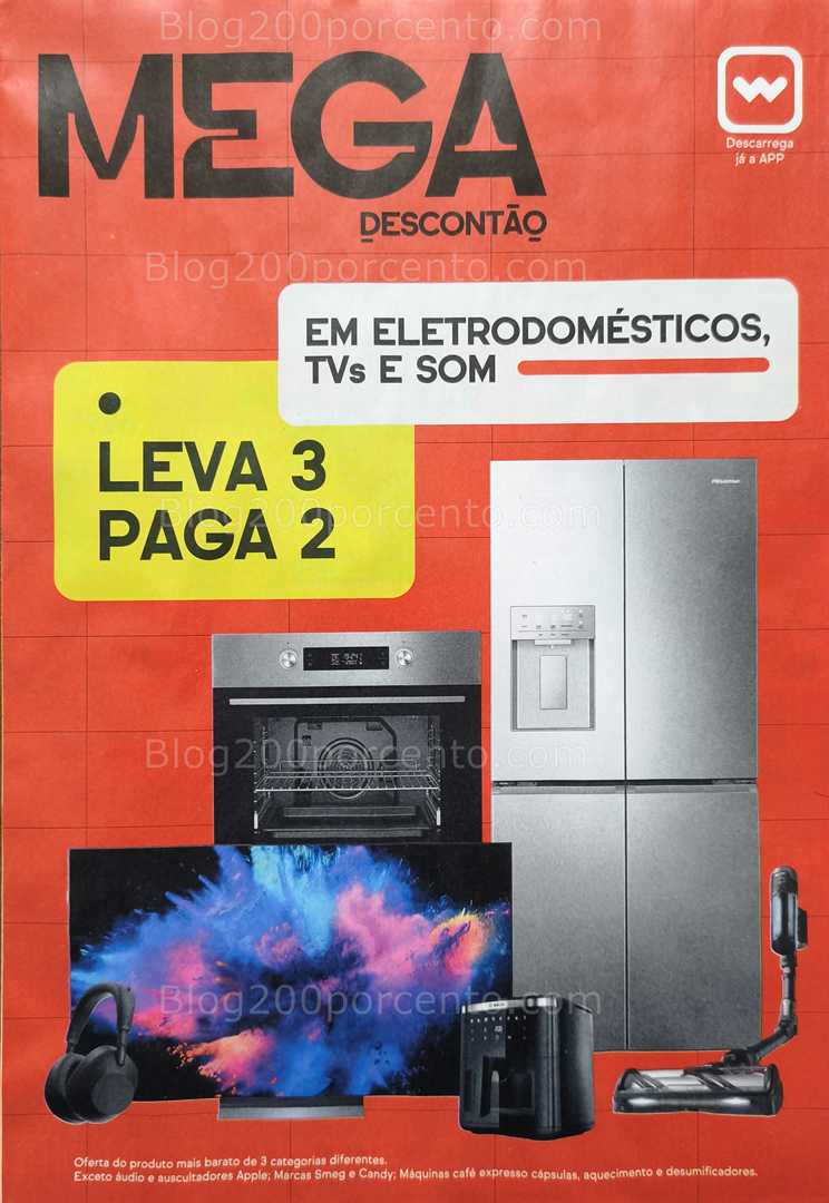 Antevisão Folheto WORTEN Mega Descontão Promoções de 30 janeiro a 2 fevereiro