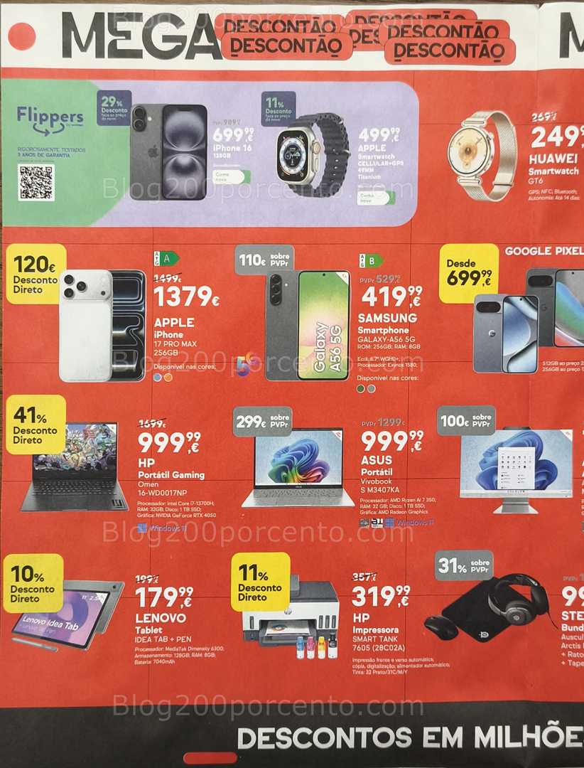 Antevisão Folheto WORTEN Mega Descontão Promoções de 30 janeiro a 2 fevereiro