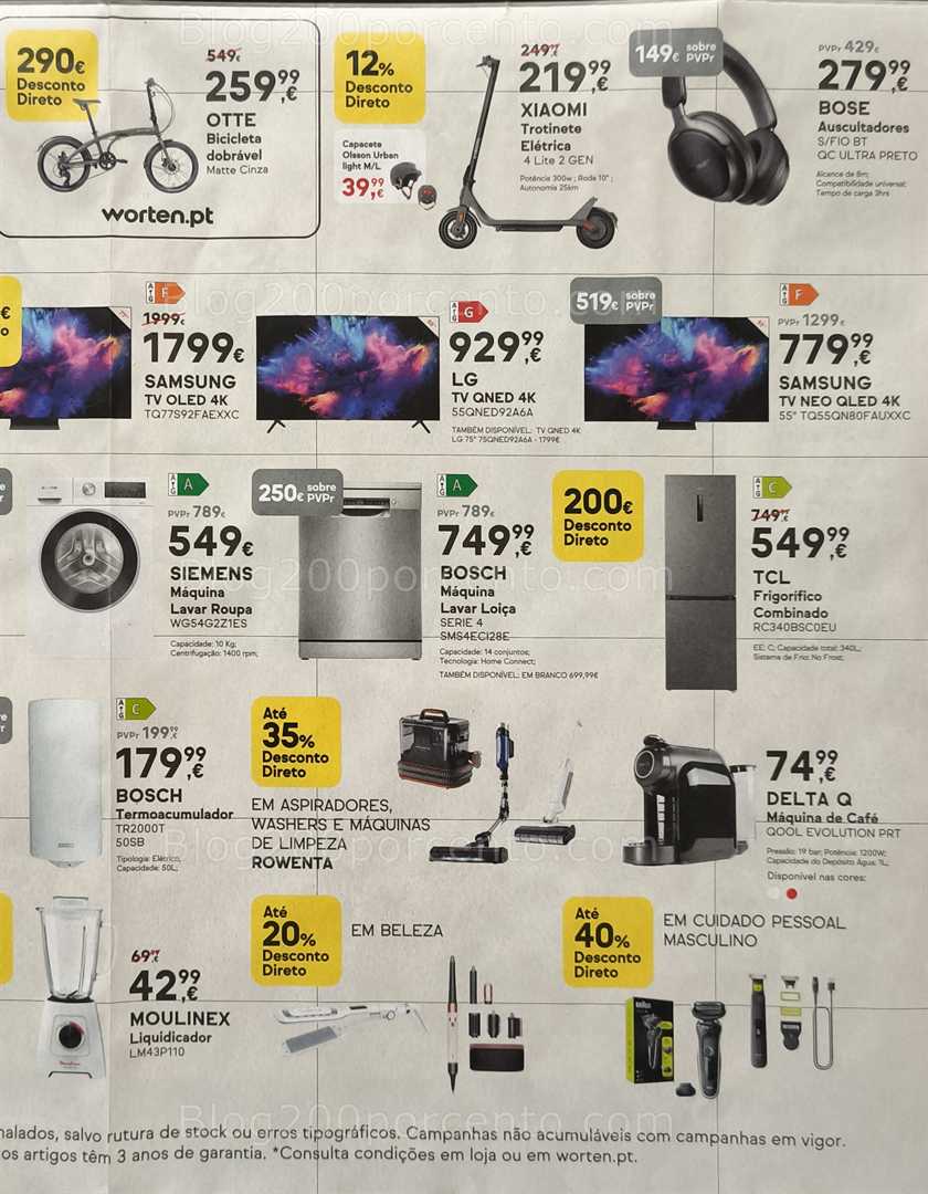 Antevisão Folheto WORTEN Mega Descontão Promoções de 30 janeiro a 2 fevereiro