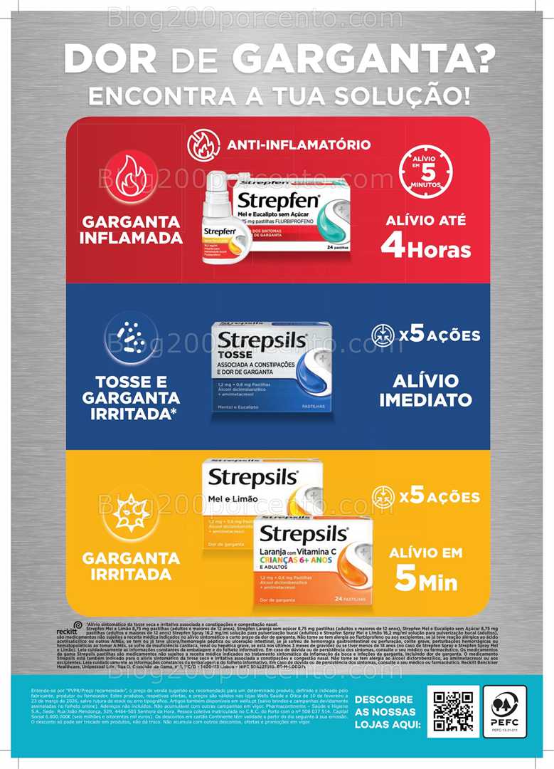 Antevisão Folheto WELLS Suplementos Promoções de 10 fevereiro a 23 março
