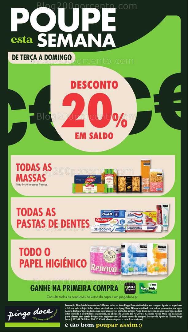 Antevisão Folheto PINGO DOCE Madeira Promoções 10 a 16 fevereiro