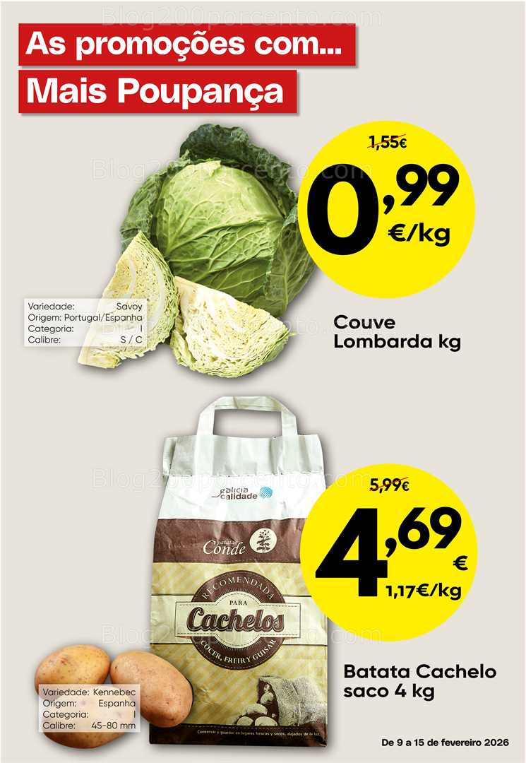 Antevisão Folheto FROIZ Promoções 9 a 15 fevereiro