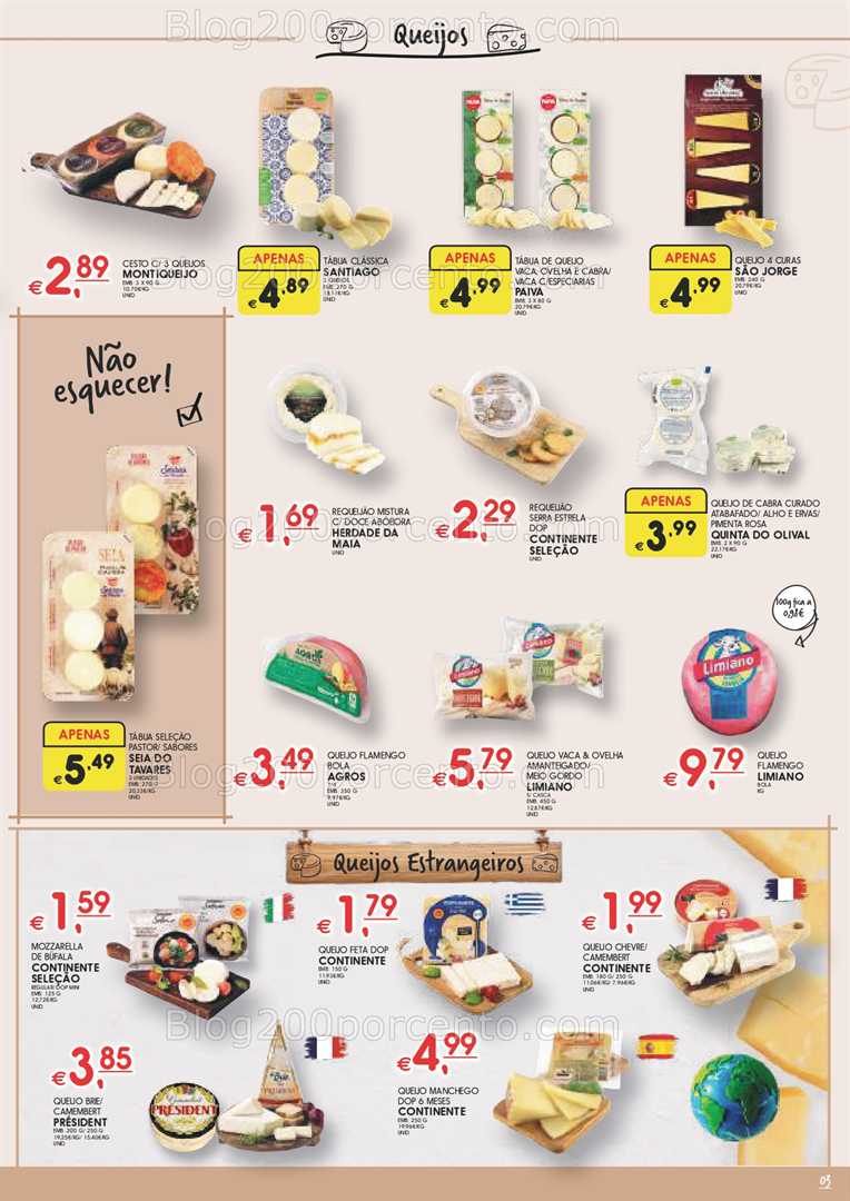 Antevisão Folheto MEU SUPER Queijos e Enchidos Promoções de 5 a 23 fevereiro