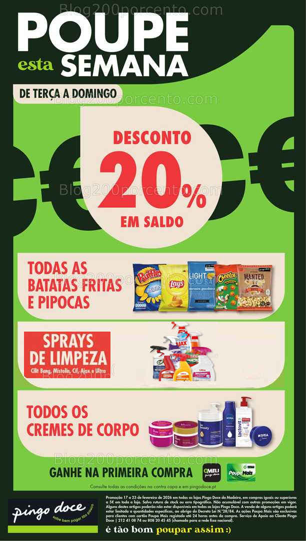 Antevisão Folheto PINGO DOCE Madeira Promoções de 17 a 23 fevereiro