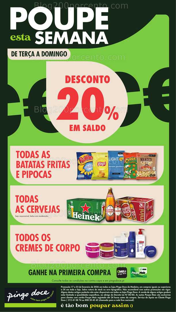 Antevisão Folheto PINGO DOCE Madeira Promoções de 17 a 23 fevereiro