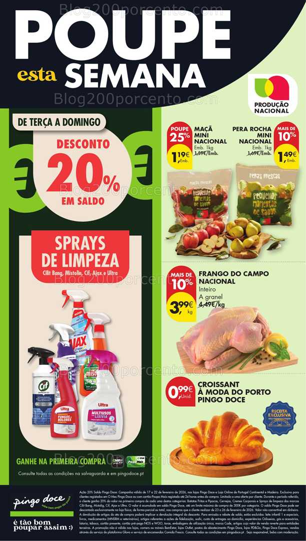 Antevisão Folheto PINGO DOCE Madeira Promoções de 17 a 23 fevereiro