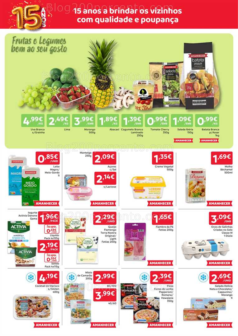 Antevisão Folheto AMANHECER Promoções de 12 a 18 fevereiro