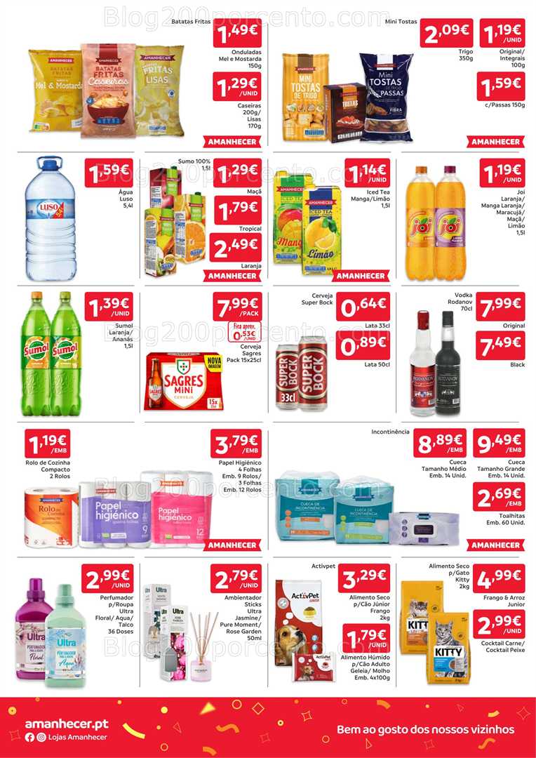 Antevisão Folheto AMANHECER Promoções de 12 a 18 fevereiro