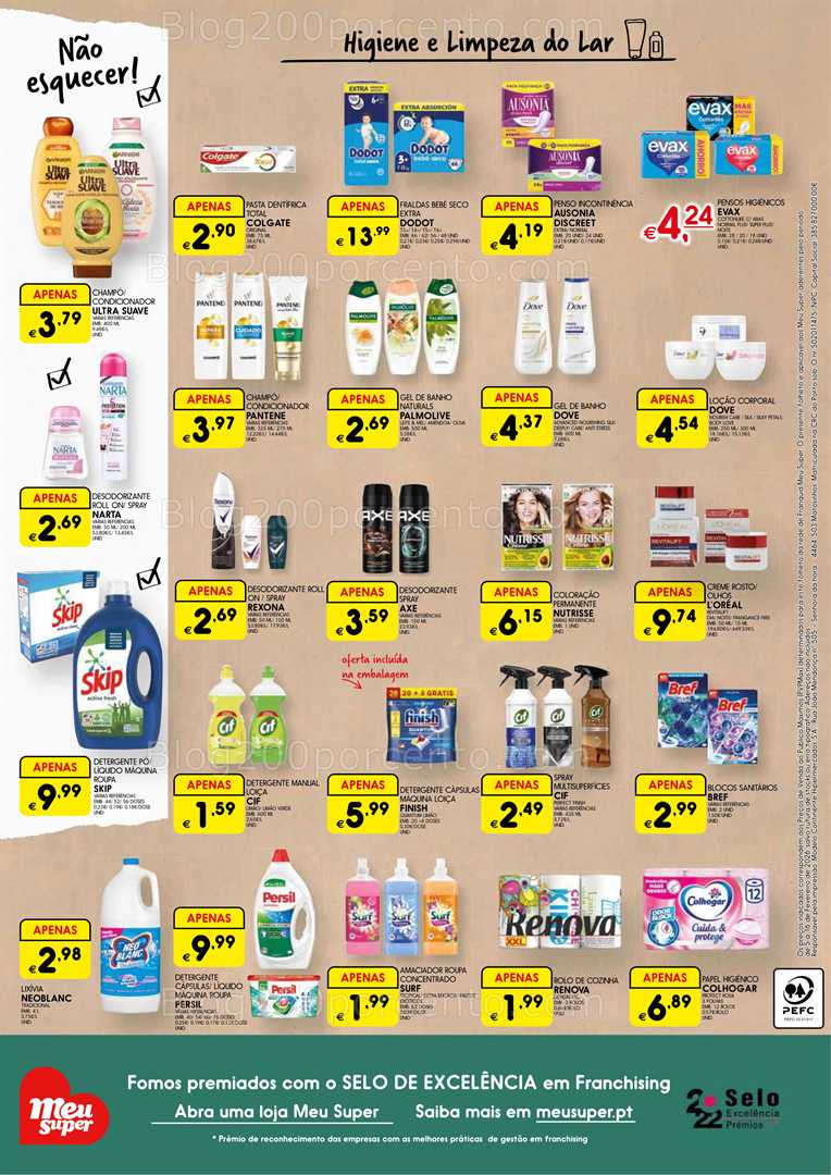 Antevisão Folheto MEU SUPER Promoções de 5 a 16 fevereiro