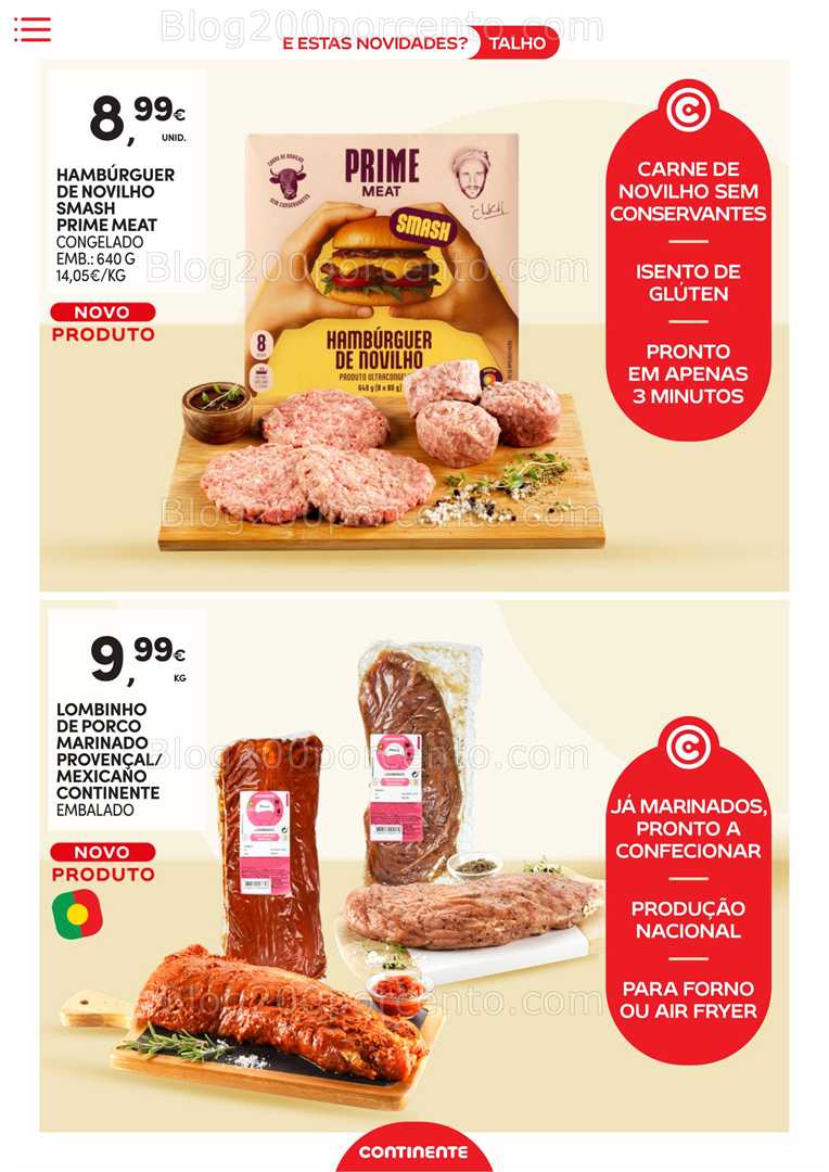 Antevisão Folheto CONTINENTE Novidades Promoções 10 fevereiro a 1 março