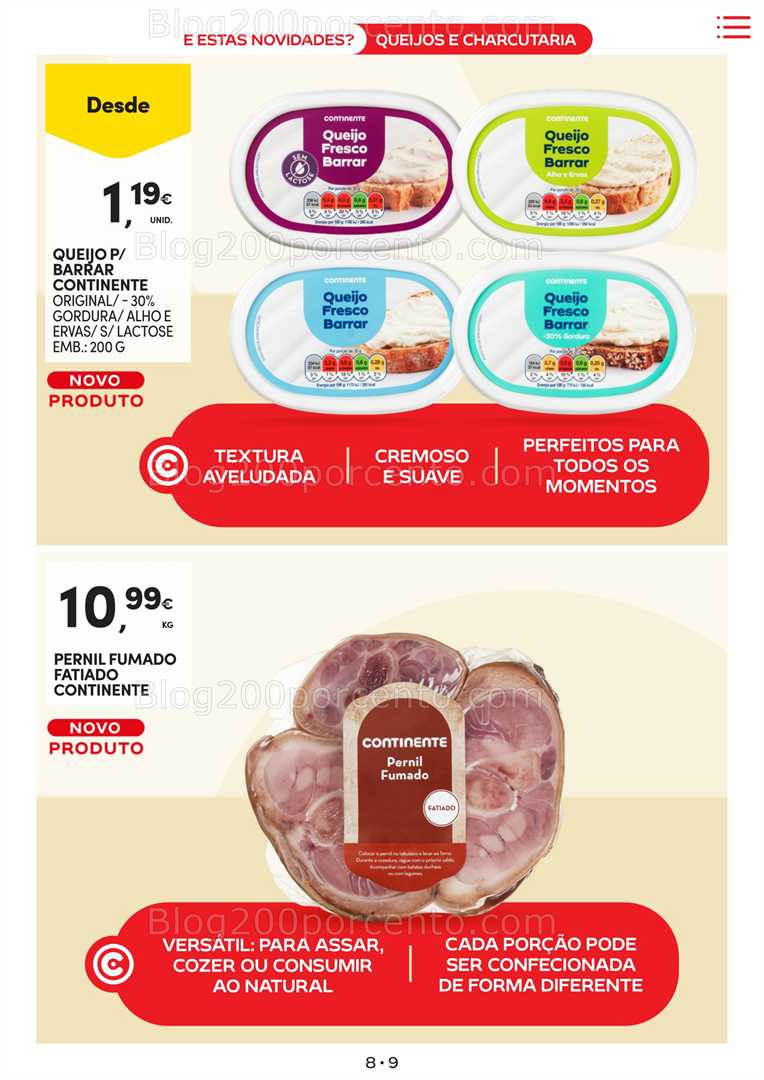 Antevisão Folheto CONTINENTE Novidades Promoções 10 fevereiro a 1 março