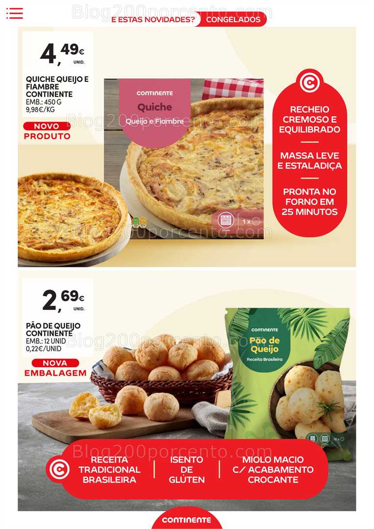 Antevisão Folheto CONTINENTE Novidades Promoções 10 fevereiro a 1 março