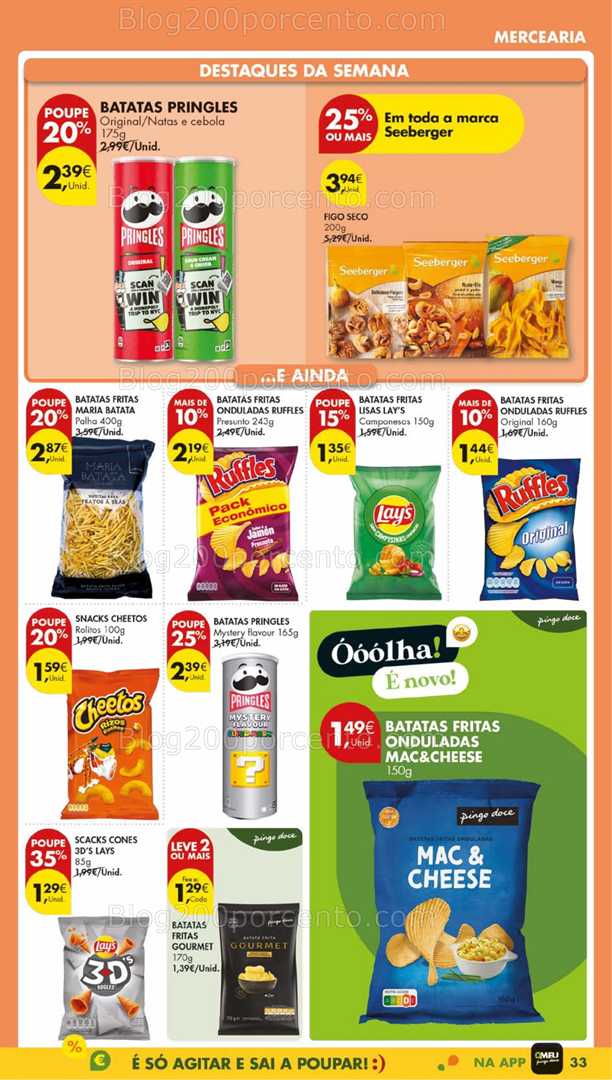 Antevisão Folheto PINGO DOCE Lojas Grandes Promoções de 17 a 23 fevereiro