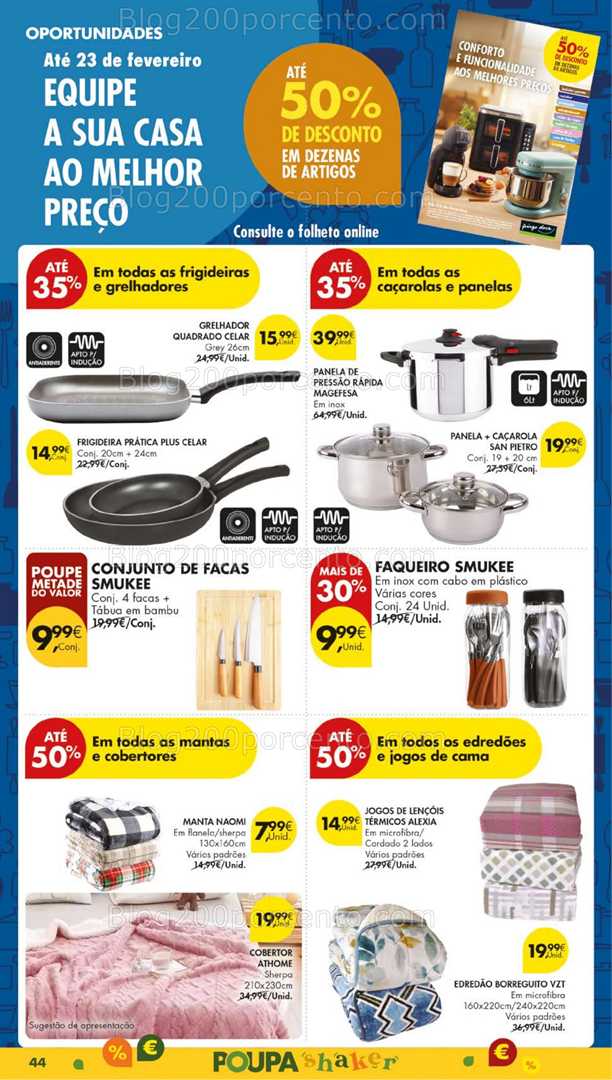 Antevisão Folheto PINGO DOCE Lojas Grandes Promoções de 17 a 23 fevereiro