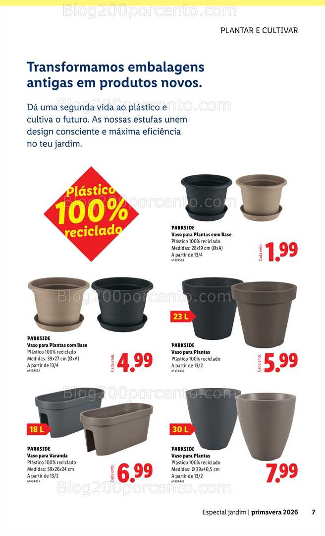 Antevisão Folheto LIDL Especial Jardim Promoções a partir de 13 fevereiro