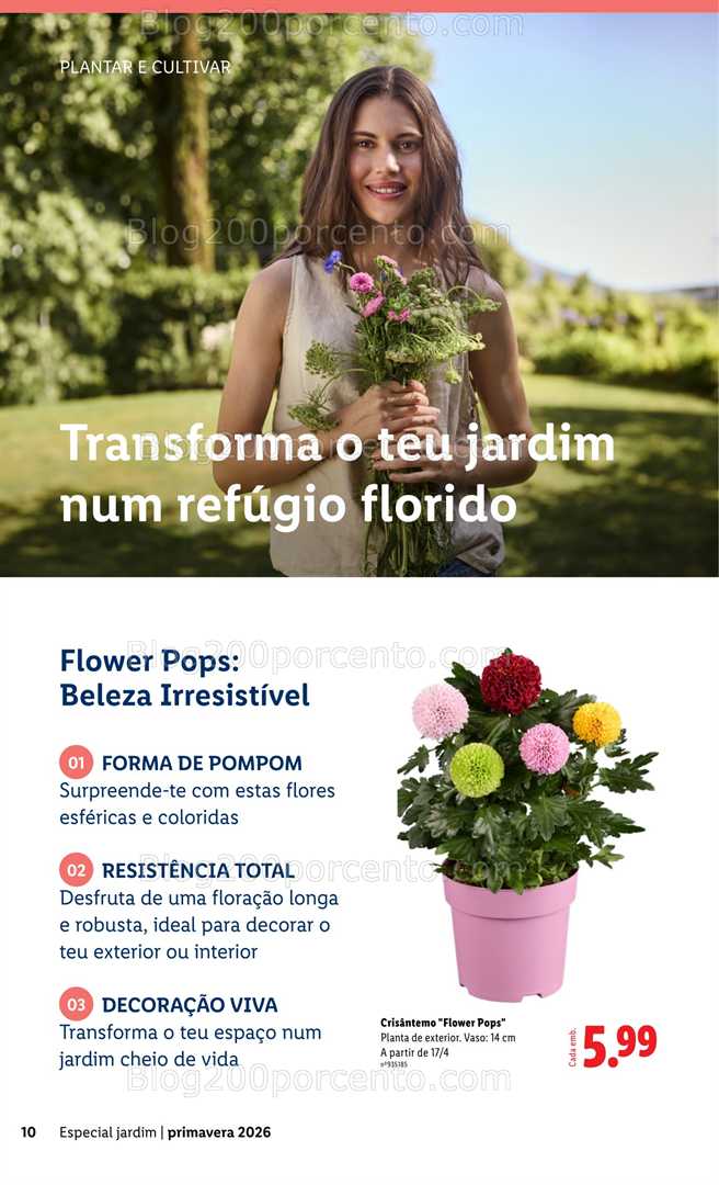Antevisão Folheto LIDL Especial Jardim Promoções a partir de 13 fevereiro