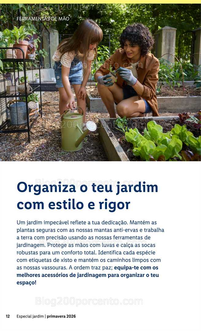 Antevisão Folheto LIDL Especial Jardim Promoções a partir de 13 fevereiro