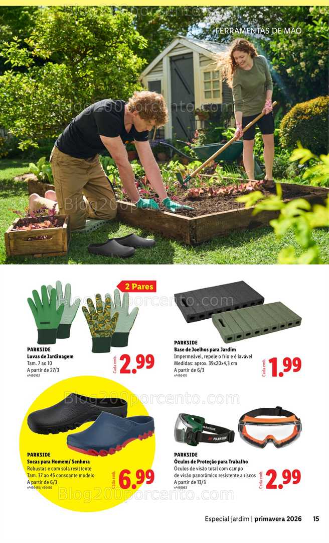Antevisão Folheto LIDL Especial Jardim Promoções a partir de 13 fevereiro