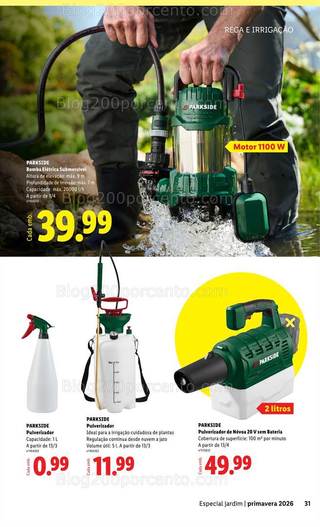 Antevisão Folheto LIDL Especial Jardim Promoções a partir de 13 fevereiro