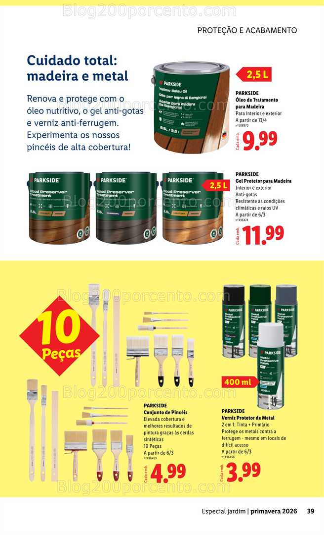Antevisão Folheto LIDL Especial Jardim Promoções a partir de 13 fevereiro