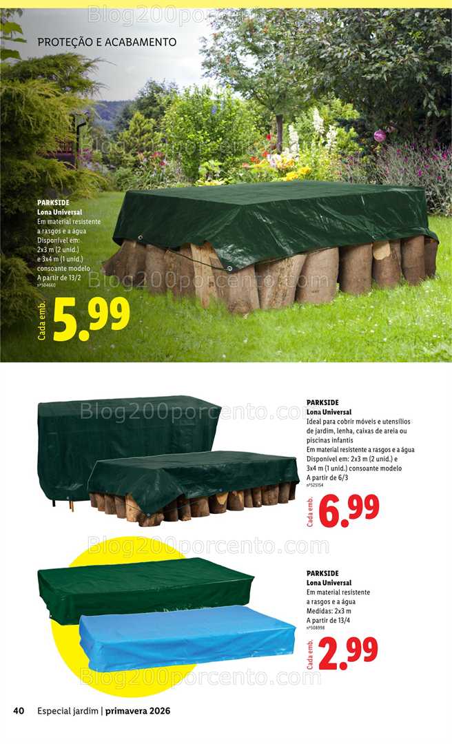 Antevisão Folheto LIDL Especial Jardim Promoções a partir de 13 fevereiro