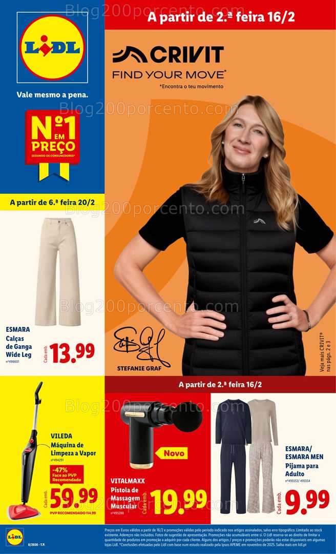 Antevisão Folheto LIDL Bazar Promoções de 16 a 26 fevereiro