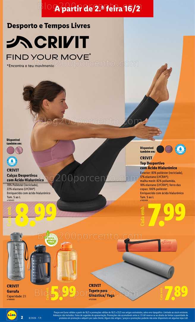 Antevisão Folheto LIDL Bazar Promoções de 16 a 22 fevereiro