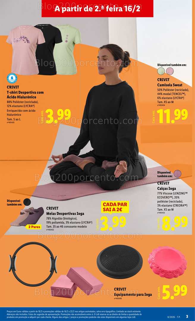 Antevisão Folheto LIDL Bazar Promoções de 16 a 22 fevereiro